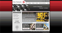 Desktop Screenshot of fisherhydraulics.com